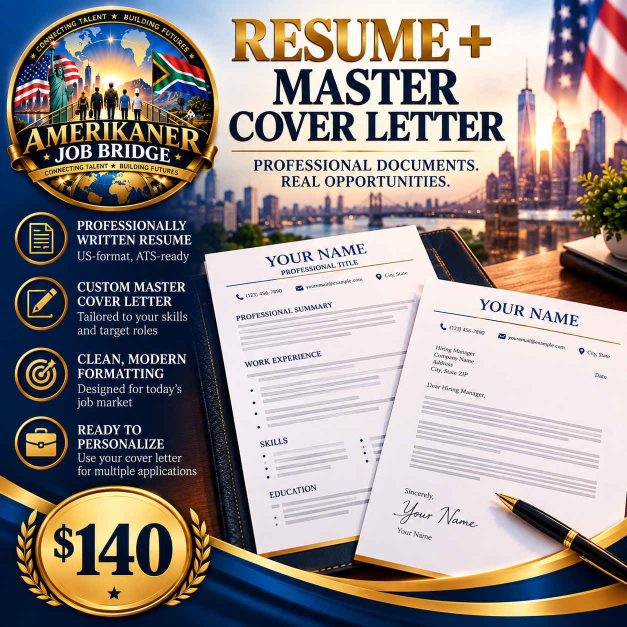 Resume and Master Cover Letter